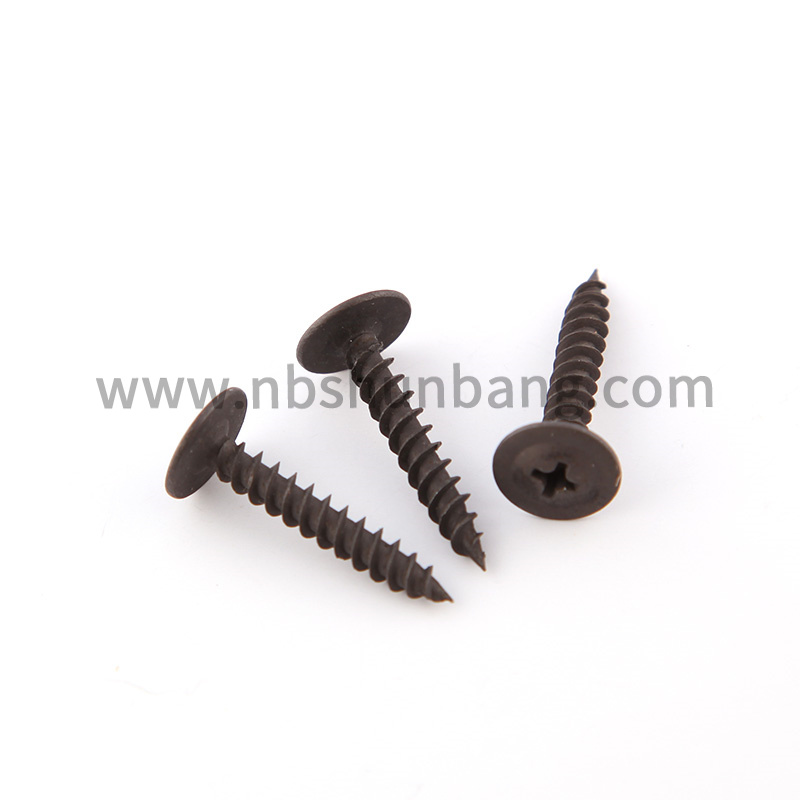 MODIFIED TRUSS HEAD PHILLIPS SELF TAPPING SCREW BLACK