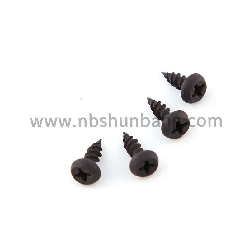 PAN HEAD SELF TAPPING SCREW BLACK PHOSPHATE